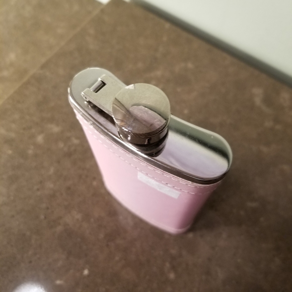 Leather Wrapped Flask - Picture 7 of 8